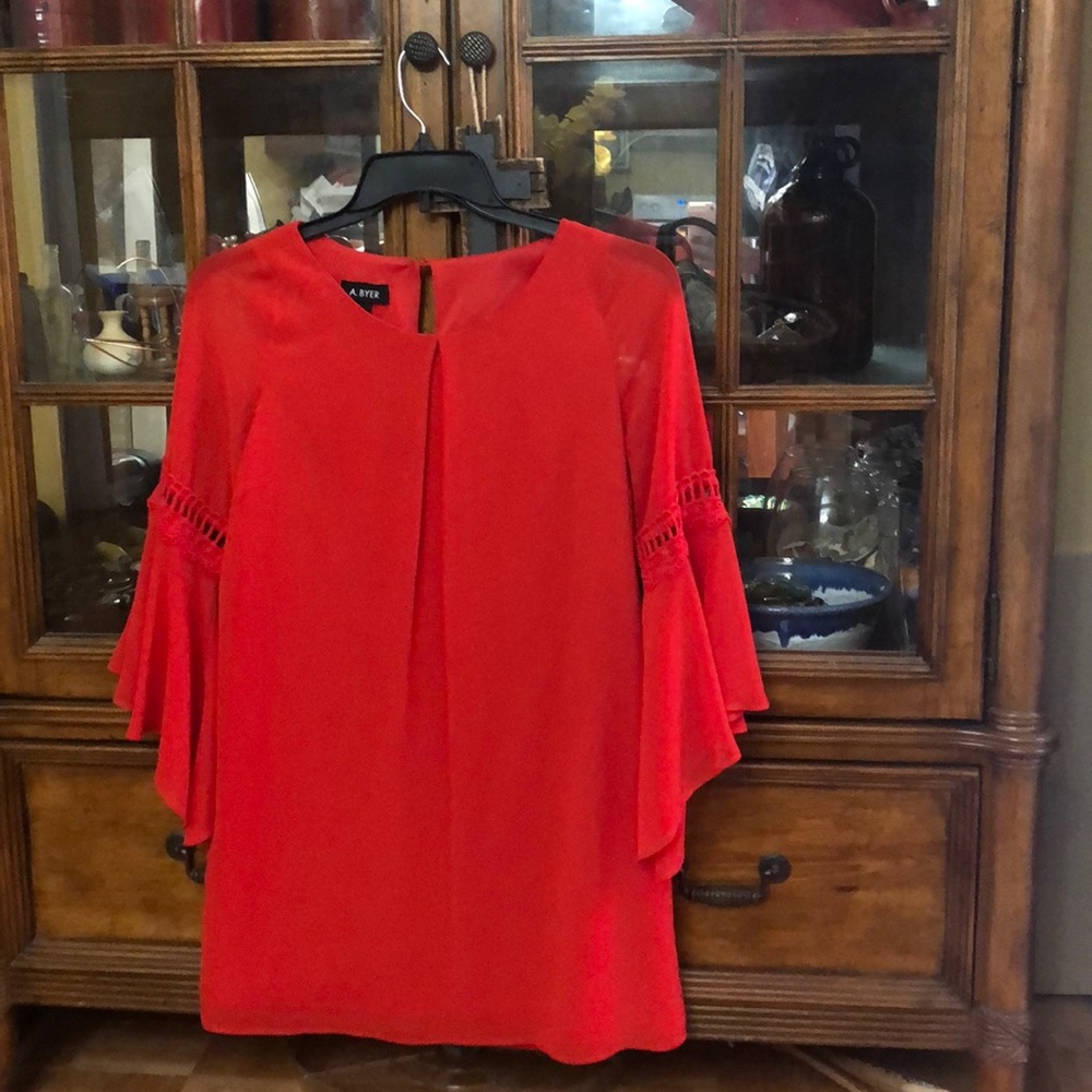 Gorgeous red A. Byer dress